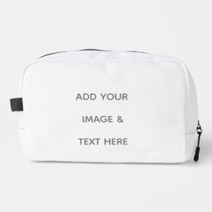Create Your Own white  Dopp Kit