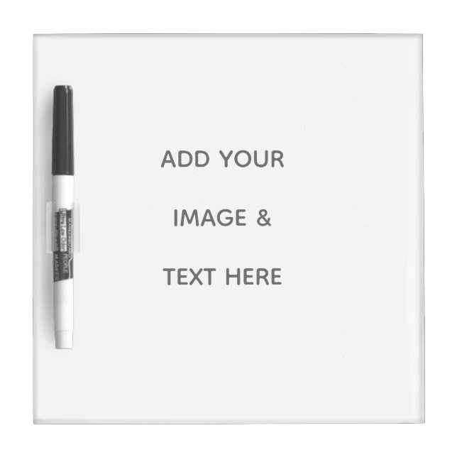 Create Your Own white  Dry Erase Board (Front)