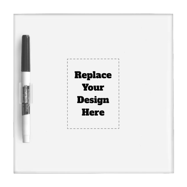 Create Your Own white  Dry Erase Board (Front)
