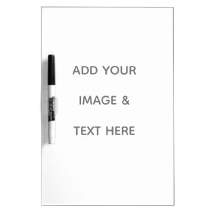 Create Your Own white  Dry Erase Board