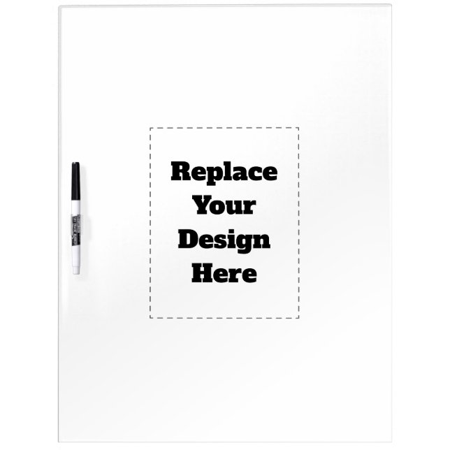 Create Your Own white  Dry Erase Board (Front)