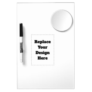 Create Your Own white  Dry Erase Board With Mirror
