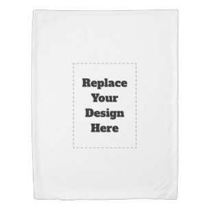 Create Your Own white  Duvet Cover