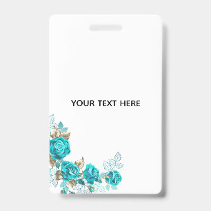 Create Your Own White Elegant Badge