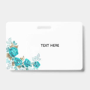 Create Your Own White Elegant Badge