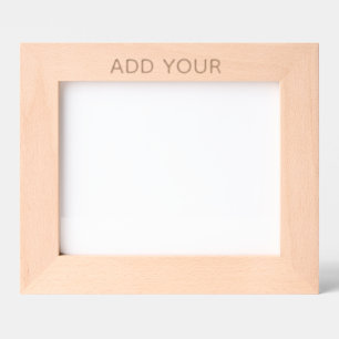 Create Your Own white  Engraved Frames