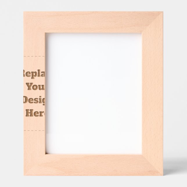 Create Your Own white  Engraved Frames (Front)