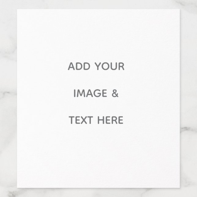 Create Your Own white  Envelope Liner (Design)