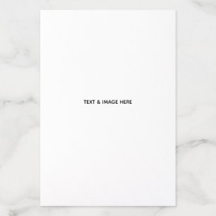 Create Your Own white Envelope Liner