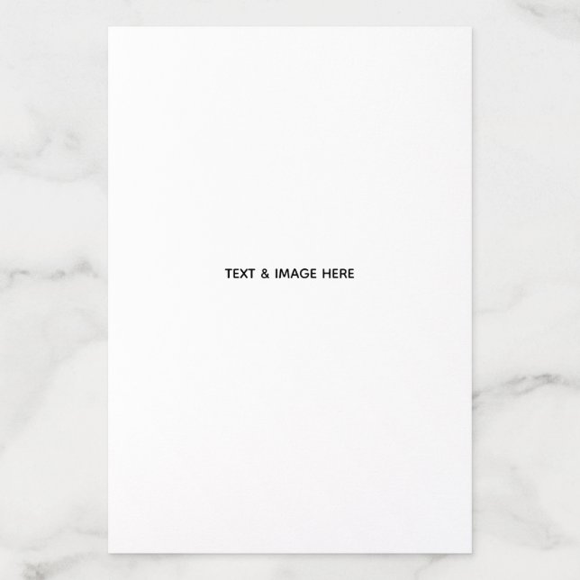 Create Your Own white Envelope Liner (Design)