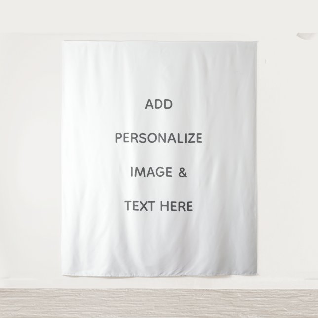 Create Your Own white Extra-Large Tapestry (Front)