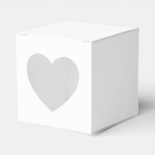 Create Your Own white  Favor Boxes