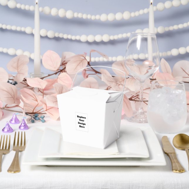 Create Your Own white  Favor Boxes (Wedding)