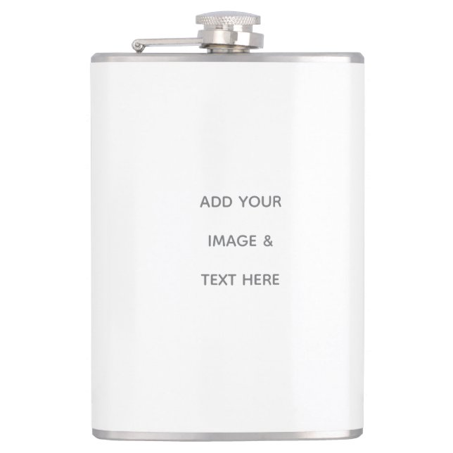 Create Your Own white  Flask (Front)