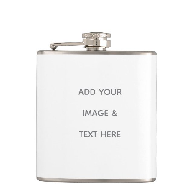 Create Your Own white  Flask (Front)