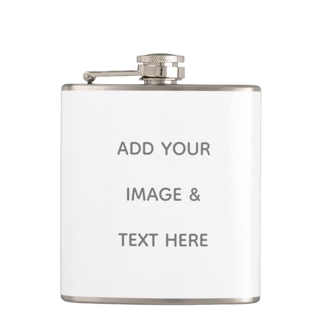 Create Your Own white  Flask (Front)