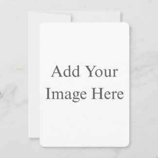 Create Your Own white Flat Save The Date Card