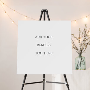 Create Your Own white  Foam Board