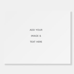 Create Your Own white  Foam Board