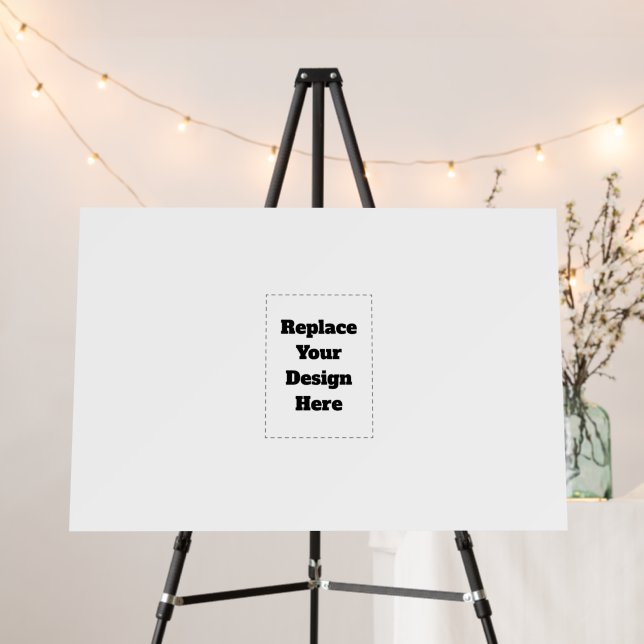 Create Your Own white  Foam Board (In Situ (Stand))