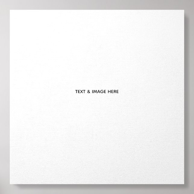 Create Your Own white Foam Core Photo Tile (Front Set)