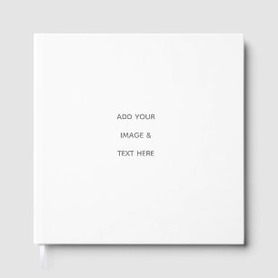 Create Your Own white  Foil Guest Book