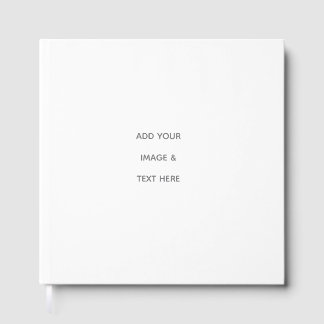 Create Your Own white  Foil Guest Book