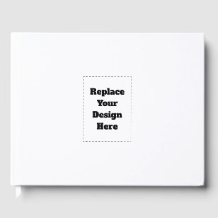 Create Your Own white  Foil Guest Book