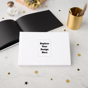 Create Your Own white  Foil Guest Book