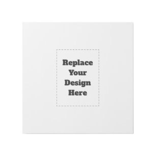 Create Your Own white Gallery Wrap
