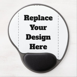 Create Your Own white Gel Mouse Pad