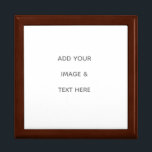 Create Your Own white  Gift Box<br><div class="desc">This design is minimalist style which can be easily updated with your photo and text. If you need any help please contact me using the massage button below and I will be happy to help.</div>