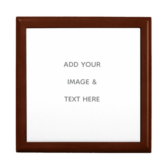 Create Your Own white  Gift Box (Front)