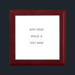 Create Your Own white Gift Box<br><div class="desc">This design is minimalist style which can be easily updated with your photo and text. If you need any help please contact me using the massage button below and I will be happy to help.</div>