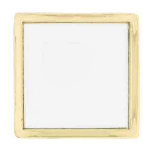  Create Your Own white  Gold Finish Lapel Pin