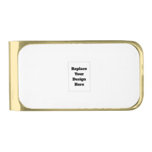 Create Your Own white Gold Finish Money Clip