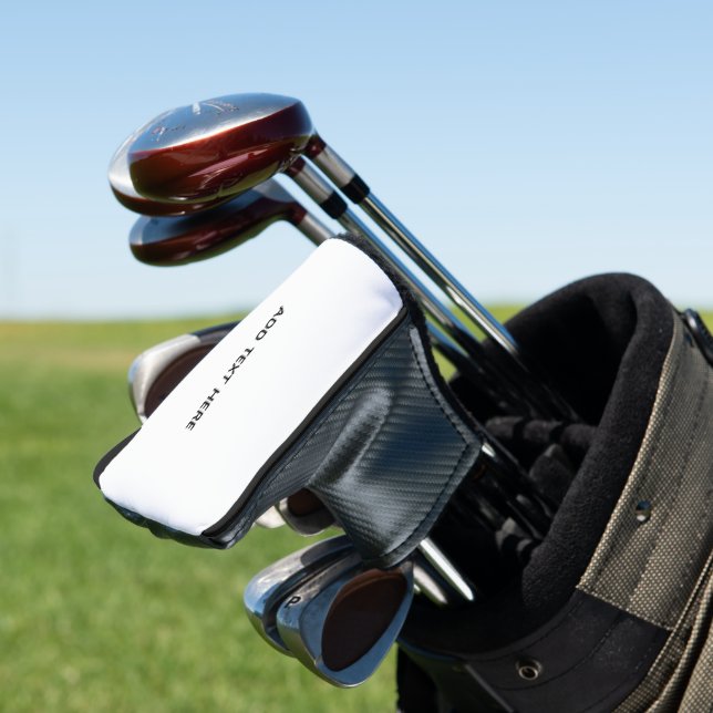 Create Your Own White  Golf Head Cover (In Situ)