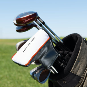 Create Your Own White Golf Head Cover