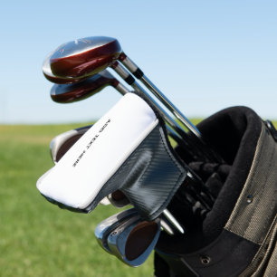 Create Your Own White Golf Head Cover