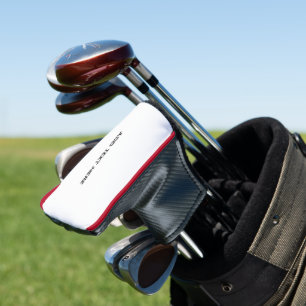 Create Your Own White Golf Head Cover
