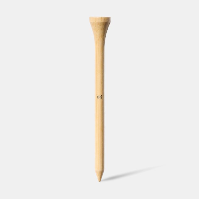 Create Your Own white  Golf Tees (Side)