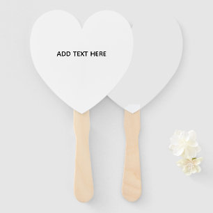 Create Your Own White Hand Fan