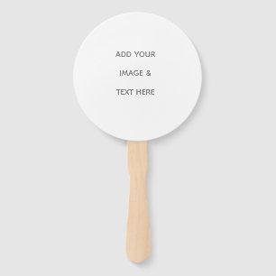 Create Your Own white Hand Fan