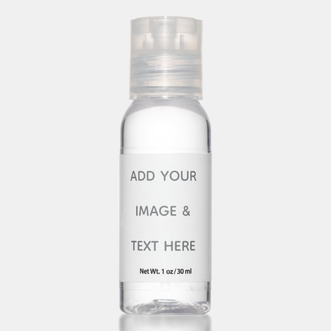 Create Your Own white  Hand Sanitizer (Front)