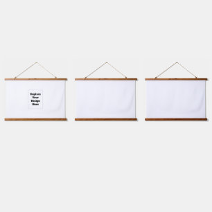 Create Your Own white  Hanging Tapestry