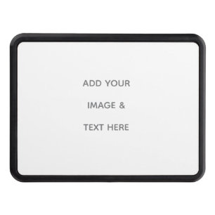 Create Your Own white Hitch Cover