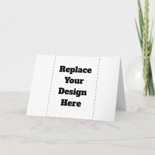 Create Your Own white Holiday Card