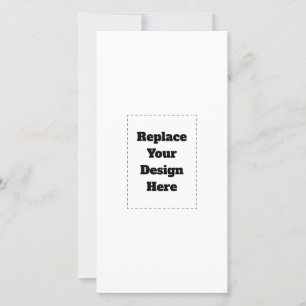 Create Your Own white Holiday Card