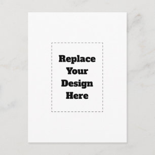 Create Your Own white  Holiday Postcard