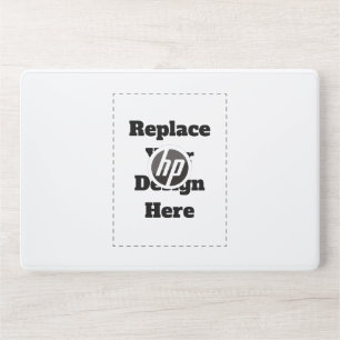 Create Your Own white  HP Laptop Skin